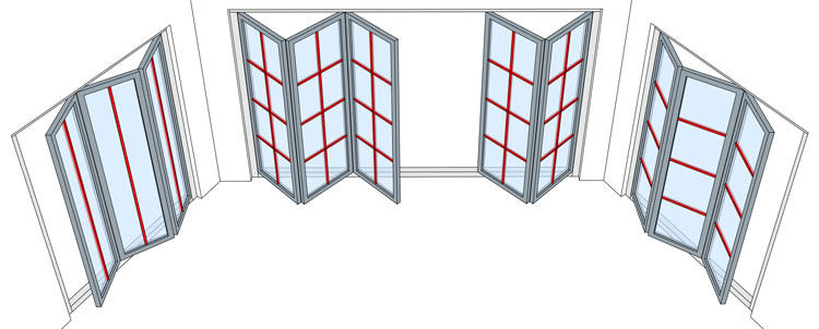 Revit Content Bi Fold Door