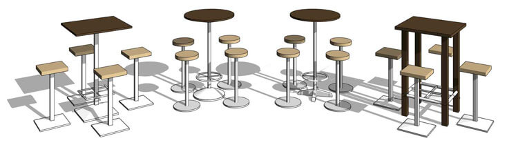 Cafe Table Revit Clearance 53 Off, Revitcity Table Cafe